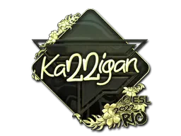 Sticker | karrigan (Gold) | Rio 2022 Sticker | karrigan (Gold) | Rio 2022