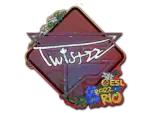 Sticker | Twistzz (Glitter) | Rio 2022