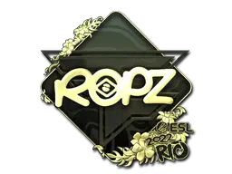 Sticker | ropz (Gold) | Rio 2022 Sticker | ropz (Gold) | Rio 2022
