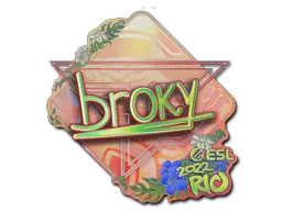 Sticker | broky (Holo) | Rio 2022 Sticker | broky (Holo) | Rio 2022