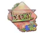 Sticker | broky (Holo) | Rio 2022
