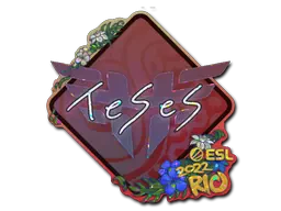 Sticker | TeSeS (Glitter) | Rio 2022 Sticker | TeSeS (Glitter) | Rio 2022
