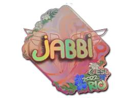 Sticker | jabbi (Holo) | Rio 2022 Sticker | jabbi (Holo) | Rio 2022