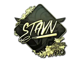 Sticker | stavn (Gold) | Rio 2022 Sticker | stavn (Gold) | Rio 2022