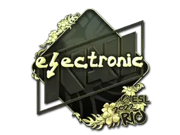 Sticker | electronic (Gold) | Rio 2022 Sticker | electronic (Gold) | Rio 2022