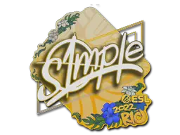 Sticker | s1mple | Rio 2022 Sticker | s1mple | Rio 2022