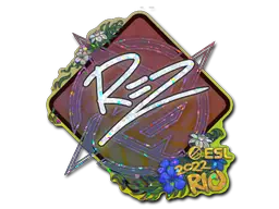 Sticker | REZ (Glitter) | Rio 2022 Sticker | REZ (Glitter) | Rio 2022