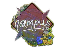 Sticker | hampus (Glitter) | Rio 2022 Sticker | hampus (Glitter) | Rio 2022