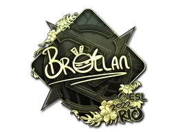 Sticker | Brollan (Gold) | Rio 2022 Sticker | Brollan (Gold) | Rio 2022