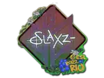 Sticker | slaxz- (Glitter) | Rio 2022