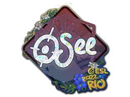 Sticker | oSee (Glitter) | Rio 2022 Sticker | oSee (Glitter) | Rio 2022