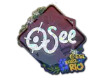 Sticker | oSee (Glitter) | Rio 2022