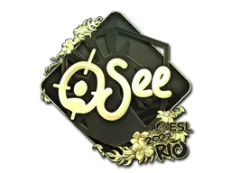 Sticker | oSee (Gold) | Rio 2022 Sticker | oSee (Gold) | Rio 2022