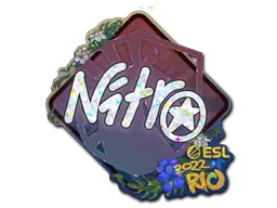 Sticker | nitr0 (Glitter) | Rio 2022 Sticker | nitr0 (Glitter) | Rio 2022