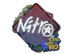 Sticker | nitr0 (Glitter) | Rio 2022