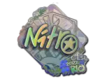 Sticker | nitr0 (Holo) | Rio 2022