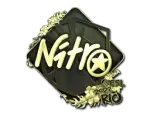 Sticker | nitr0 (Gold) | Rio 2022