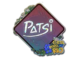 Sticker | Patsi (Glitter) | Rio 2022 Sticker | Patsi (Glitter) | Rio 2022