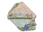 Sticker | w0nderful (Holo) | Rio 2022