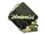 Sticker | w0nderful (Gold) | Rio 2022