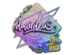 Sticker | dav1deuS | Rio 2022 Sticker | dav1deuS | Rio 2022