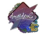 Sticker | dav1deuS (Glitter) | Rio 2022
