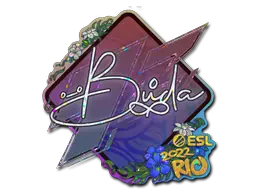 Sticker | BUDA (Glitter) | Rio 2022 Sticker | BUDA (Glitter) | Rio 2022