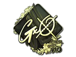 Sticker | gxx- (Gold) | Rio 2022 Sticker | gxx- (Gold) | Rio 2022