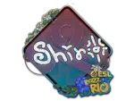 Sticker | sh1ro (Glitter) | Rio 2022