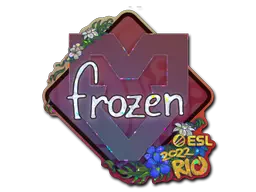 Sticker | frozen (Glitter) | Rio 2022 Sticker | frozen (Glitter) | Rio 2022