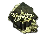 Sticker | FlameZ (Gold) | Rio 2022