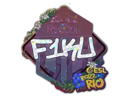 Sticker | F1KU (Glitter) | Rio 2022 Sticker | F1KU (Glitter) | Rio 2022