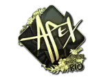 Sticker | apEX (Gold) | Rio 2022