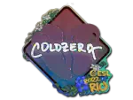 Sticker | coldzera (Glitter) | Rio 2022
