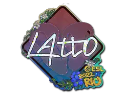 Sticker | latto (Glitter) | Rio 2022 Sticker | latto (Glitter) | Rio 2022