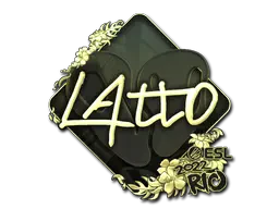 Sticker | latto (Gold) | Rio 2022 Sticker | latto (Gold) | Rio 2022