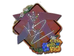 Sticker | KRIMZ (Glitter) | Rio 2022