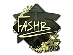 Sticker | FASHR (Gold) | Rio 2022 Sticker | FASHR (Gold) | Rio 2022