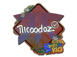 Sticker | nicoodoz (Glitter) | Rio 2022 Sticker | nicoodoz (Glitter) | Rio 2022