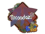 Sticker | nicoodoz (Glitter) | Rio 2022