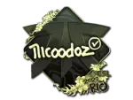 Sticker | nicoodoz (Gold) | Rio 2022
