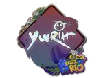 Sticker | yuurih (Glitter) | Rio 2022