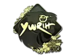 Sticker | yuurih (Gold) | Rio 2022