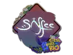 Sticker | saffee (Glitter) | Rio 2022