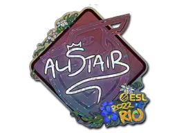 Sticker | aliStair (Glitter) | Rio 2022 Sticker | aliStair (Glitter) | Rio 2022