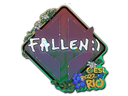 Sticker | FalleN (Glitter) | Rio 2022 Sticker | FalleN (Glitter) | Rio 2022