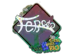 Sticker | fer (Glitter) | Rio 2022