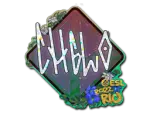 Sticker | chelo (Glitter) | Rio 2022