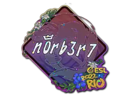 Sticker | n0rb3r7 (Glitter) | Rio 2022 Sticker | n0rb3r7 (Glitter) | Rio 2022