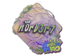 Sticker | n0rb3r7 (Holo) | Rio 2022 Sticker | n0rb3r7 (Holo) | Rio 2022